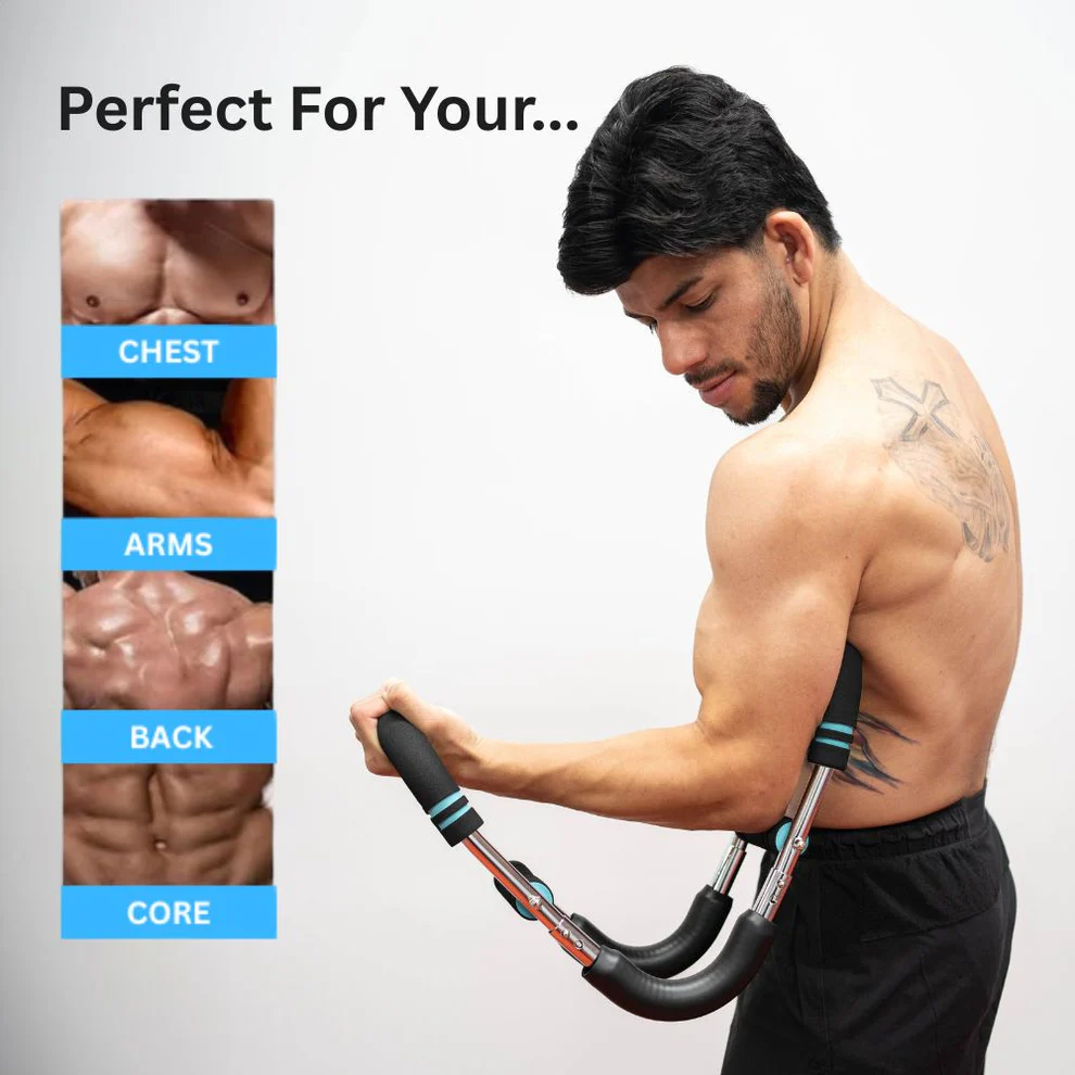 Gorilla Bar – Portable Resistance Bar for Chest, Arms & Core