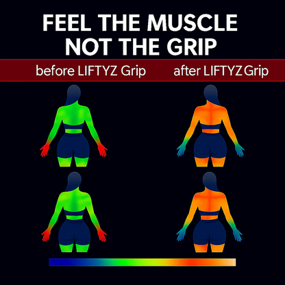 Liftyz Women Anti-Slip Gym Hand Grips for Weight Lifting